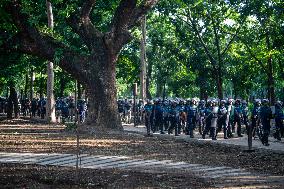 Anti-quota Protest In Dhaka