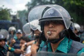 Anti-quota Protest In Dhaka