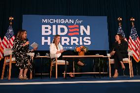 Vice President Of The United States Kamala Harris Delivers Remarks At Michigan Campaign Event On Donald J. Trump Assassination A