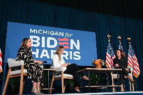 Vice President Of The United States Kamala Harris Delivers Remarks At Michigan Campaign Event On Donald J. Trump Assassination A