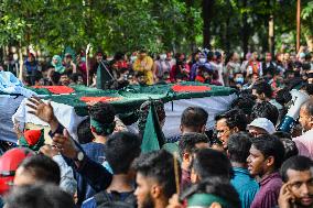 An Anti-quota Student Protester