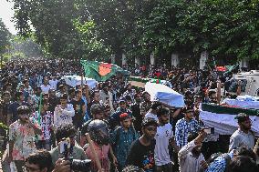 An Anti-quota Student Protester