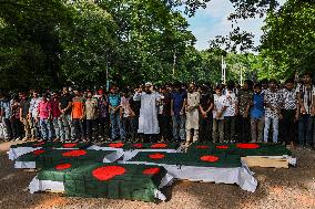 An Anti-quota Student Protester