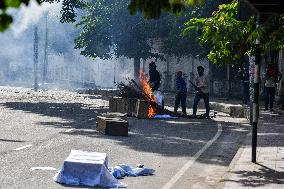 An Anti-quota Student Protester