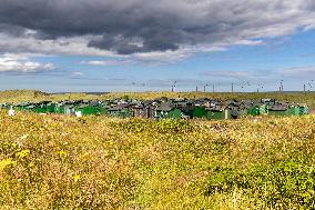 Fisherman's Huts, South Gare, 
Redcar, North Yorkshire, England