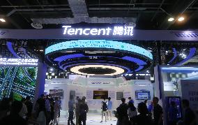 Tencent Booth at 2024 WAIC in Shanhai