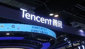 Tencent Booth at 2024 WAIC in Shanhai