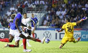 Football: Japan vs. France