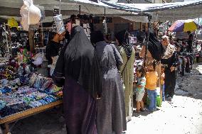 Displaced Palestinians Daily Life - Gaza