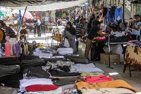 Displaced Palestinians Daily Life - Gaza