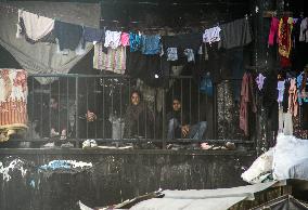 Displaced Palestinians Daily Life - Gaza