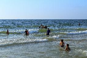 Displaced Palestinians Daily Life - Gaza