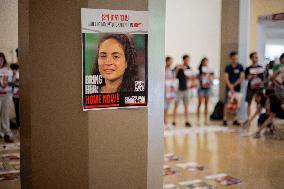 Hebrew University Students Protest - Jerusalem