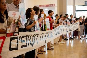 Hebrew University Students Protest - Jerusalem