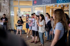 Hebrew University Students Protest - Jerusalem