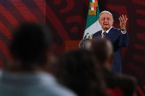 Andres Manuel Lopez Obrador Briefing