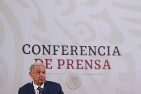 Andres Manuel Lopez Obrador Briefing