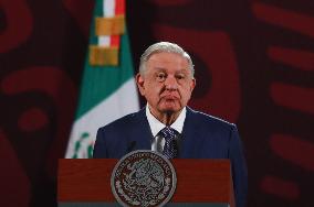 Andres Manuel Lopez Obrador Briefing