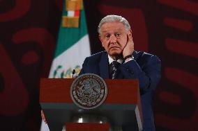 Andres Manuel Lopez Obrador Briefing