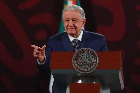 Andres Manuel Lopez Obrador Briefing