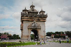 Daily Life In Vientiane, Laos