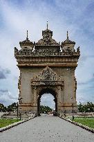 Daily Life In Vientiane, Laos