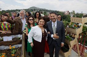 Clara Brugada, Virtual Candidate-elect For Mexico City Mayor, Inaugurates Utopia Ixtapalcalli In Iztapalapa, Mexico.