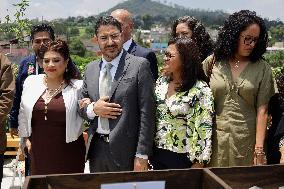 Clara Brugada, Virtual Candidate-elect For Mexico City Mayor, Inaugurates Utopia Ixtapalcalli In Iztapalapa, Mexico.