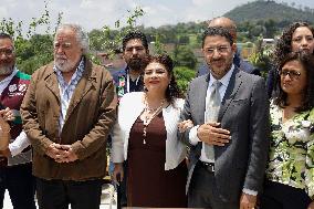 Clara Brugada, Virtual Candidate-elect For Mexico City Mayor, Inaugurates Utopia Ixtapalcalli In Iztapalapa, Mexico.