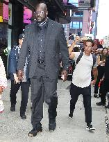 Shaquille O'Neal At GMA - NYC