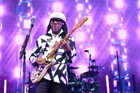 Nile Rodgers & CHIC Performs At The Seine Musicale - Paris