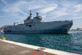 Amphibious Helicopter Carrier (PHA) Tonnerre Returns To Toulon