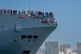 Amphibious Helicopter Carrier (PHA) Tonnerre Returns To Toulon