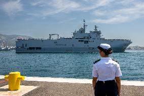 Amphibious Helicopter Carrier (PHA) Tonnerre Returns To Toulon