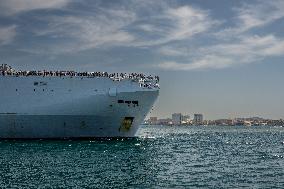 Amphibious Helicopter Carrier (PHA) Tonnerre Returns To Toulon