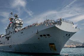 Amphibious Helicopter Carrier (PHA) Tonnerre Returns To Toulon