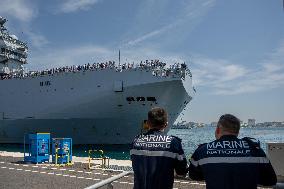 Amphibious Helicopter Carrier (PHA) Tonnerre Returns To Toulon