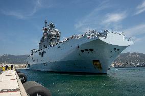 Amphibious Helicopter Carrier (PHA) Tonnerre Returns To Toulon