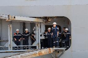 Amphibious Helicopter Carrier (PHA) Tonnerre Returns To Toulon