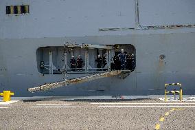 Amphibious Helicopter Carrier (PHA) Tonnerre Returns To Toulon