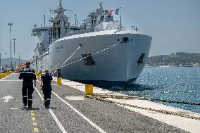 Amphibious Helicopter Carrier (PHA) Tonnerre Returns To Toulon