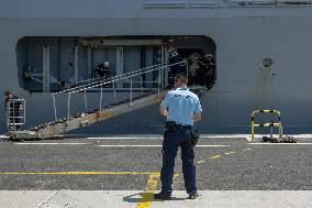 Amphibious Helicopter Carrier (PHA) Tonnerre Returns To Toulon