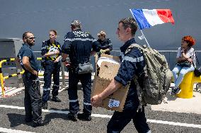 Amphibious Helicopter Carrier (PHA) Tonnerre Returns To Toulon