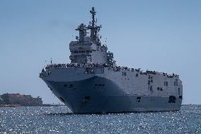 Amphibious Helicopter Carrier (PHA) Tonnerre Returns To Toulon