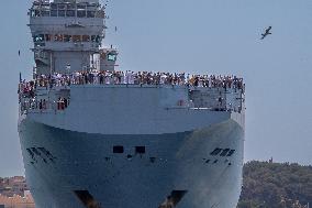 Amphibious Helicopter Carrier (PHA) Tonnerre Returns To Toulon