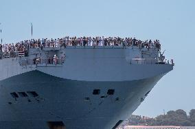 Amphibious Helicopter Carrier (PHA) Tonnerre Returns To Toulon