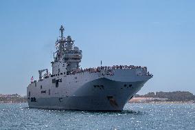 Amphibious Helicopter Carrier (PHA) Tonnerre Returns To Toulon