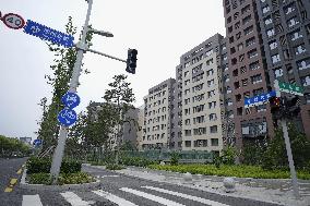 Deserted Chinese city