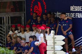 French Rugby 7s Team Hosts Moulin Rouge Dancers - France