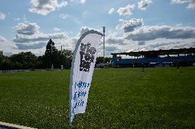 Paris 2024 - French Women Rugby 7s Team Trains With Canadian Team